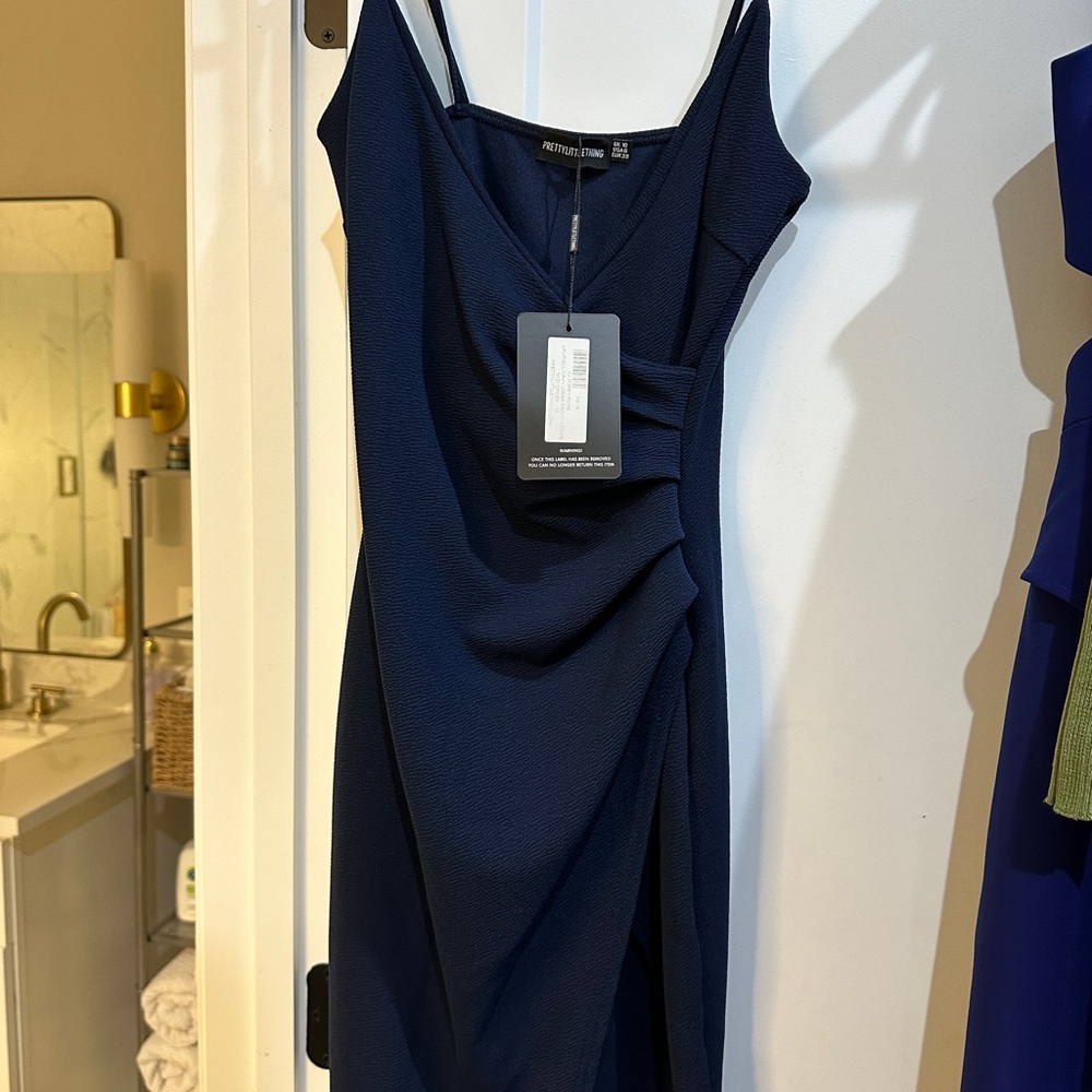 Navy blue dress